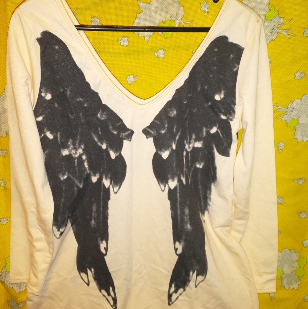 ZANZEA ANGEL WINGS TEE SHIRT
